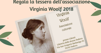 Regali di Natale: la tessera dell'associazione Virginia Woolf