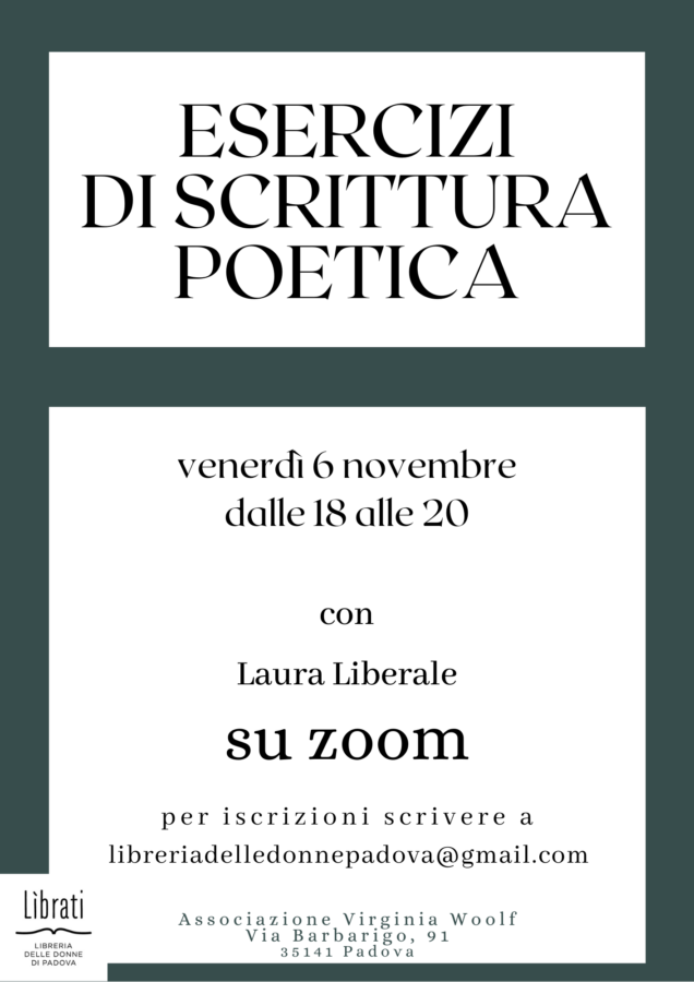 Esercizi di scrittura poetica