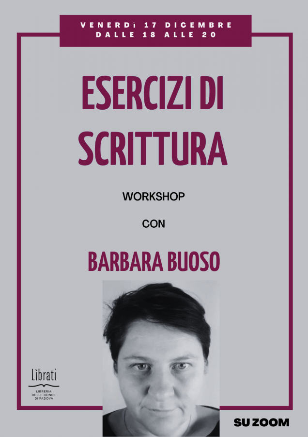 Esercizi di scrittura con Barbara Buoso