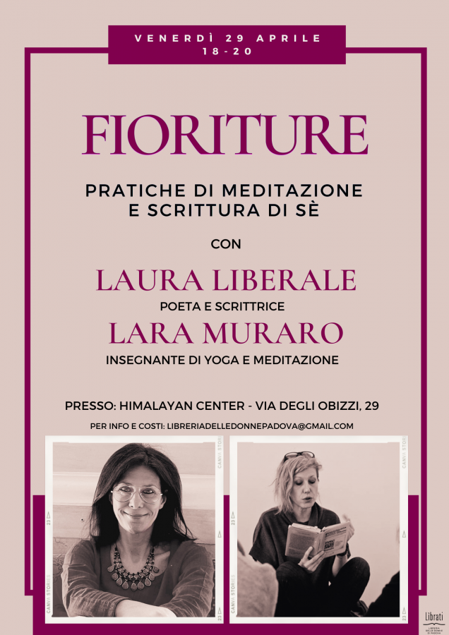 Fioriture: incontro di meditazione e scrittura di sè