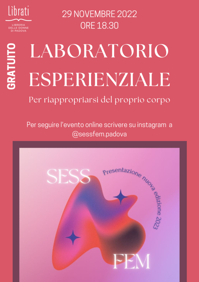 Presentazione di "SessFem. Laboratorio esperienziale"