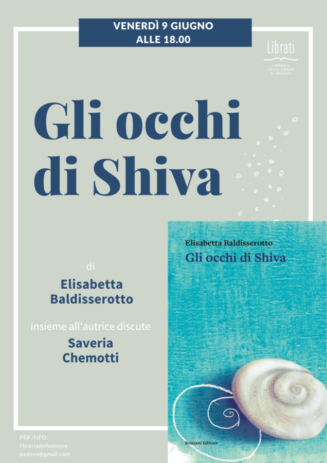 Presentazione di "Gli occhi di Shiva" di Elisabetta Baldisserotto